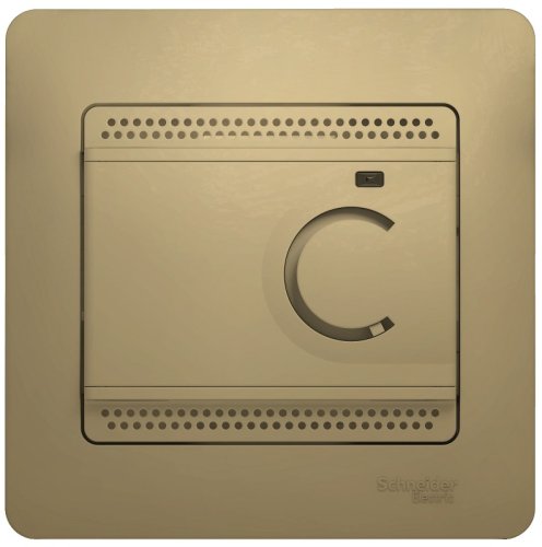 Терморегулятор механический с датчиком с рамкой Systeme Electric Glossa 0С+50С титан фото Терморегулятор механический с датчиком с рамкой Systeme Electric Glossa 0С+50С титан картинка